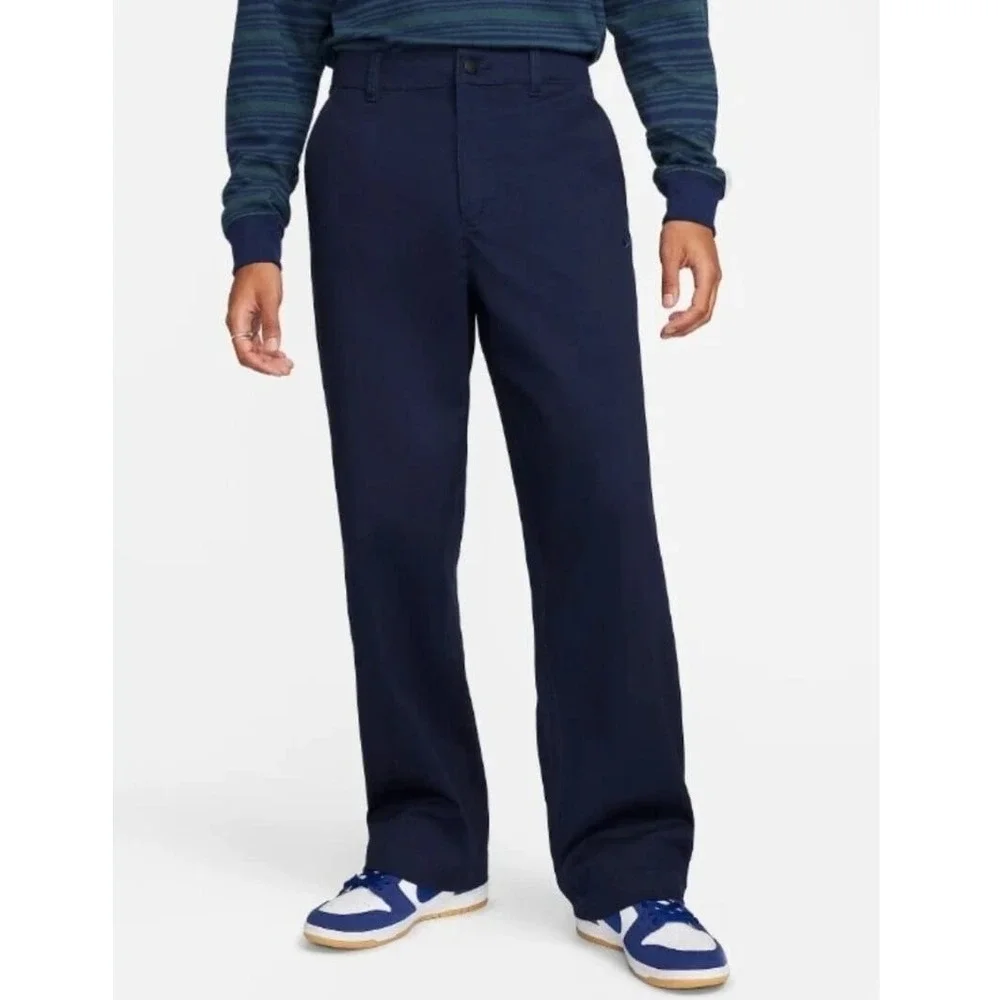 NIKE Life El Chino Pants Obsidian(Navy) FD0405 451 - Size 30 NEW